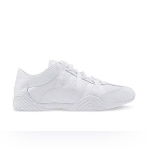 Nfinity Evolution Leather/Sateen White Cheer Shoes | Cheerleading | Size 9.5